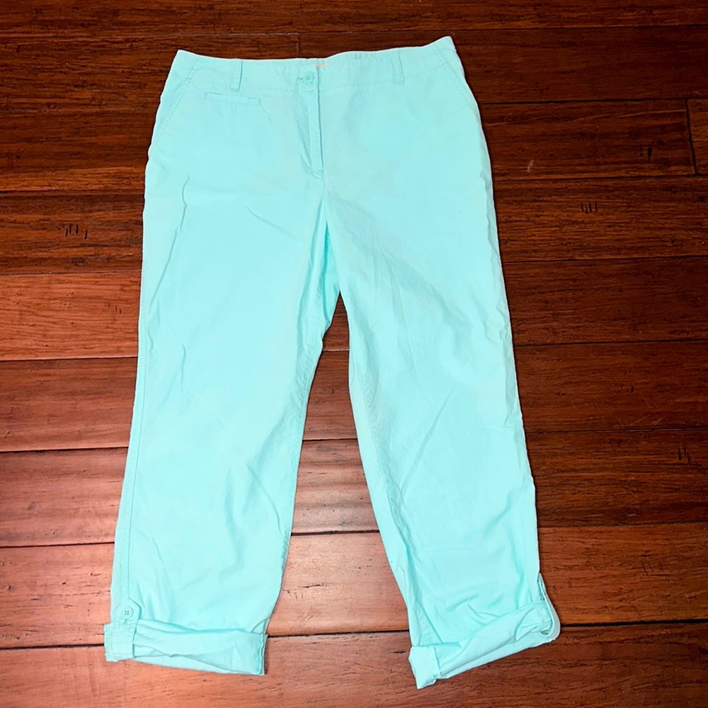 Talbots toll-up pants